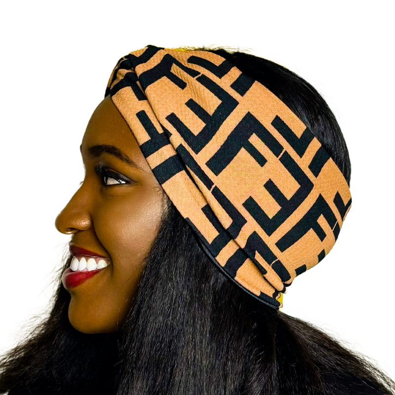 FIFI 5" Wide Satin-lined Lycra Headband