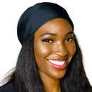 BLACK 4" Wide Satin-lined Elasticated Back Headband