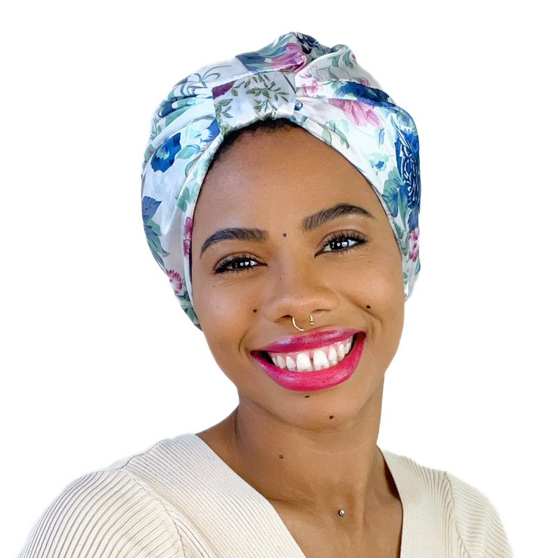 Satin Sleep Turban GARDENIA