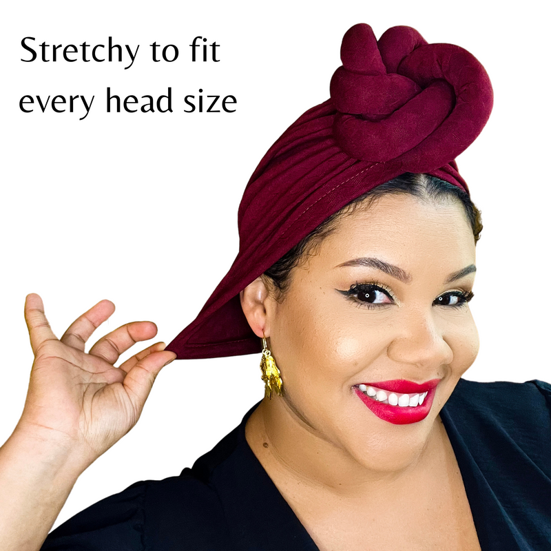 WINE Statement Satin-Lined Pre-Tied Wrap