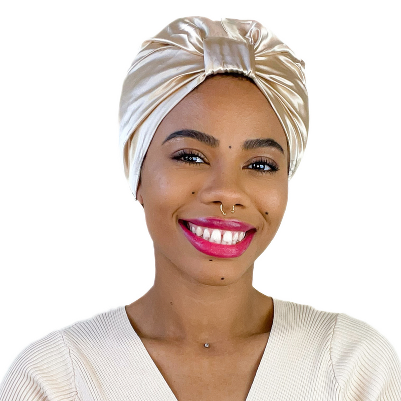 Satin Sleep Turban ANTIQUE