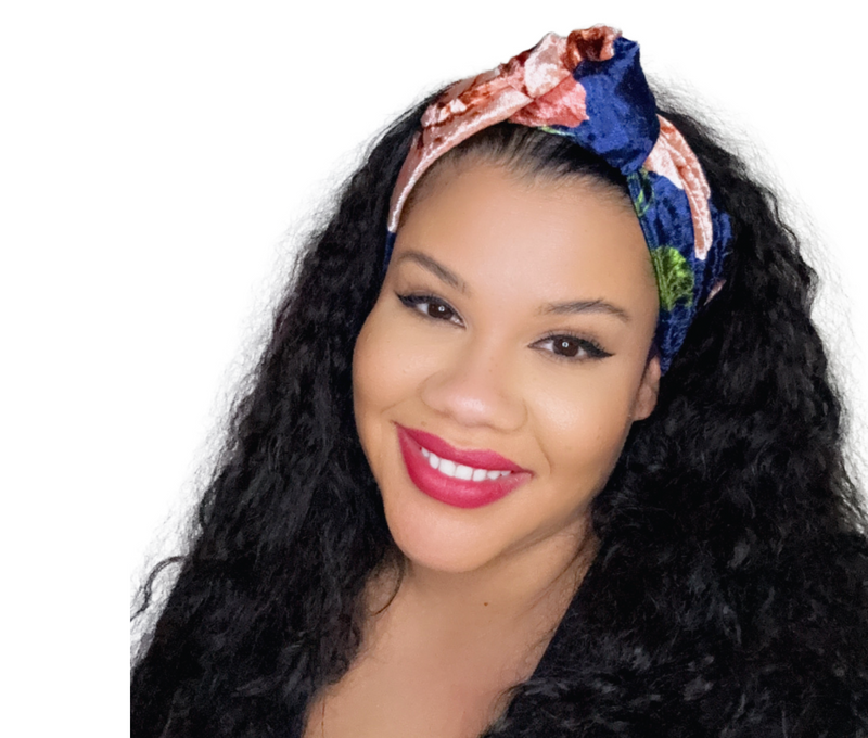 FLORA Luxurious Velvet Knotted Headband