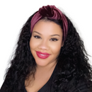 MAROON Luxurious Velvet Knotted Headband MAROON