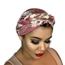 DUSTY PINK Braid Turban Pre-tied Headwrap