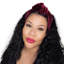 BURGUNDY Luxurious Velvet Knotted Headband