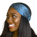SPOTS Wide Satin Elasticated Back Headband