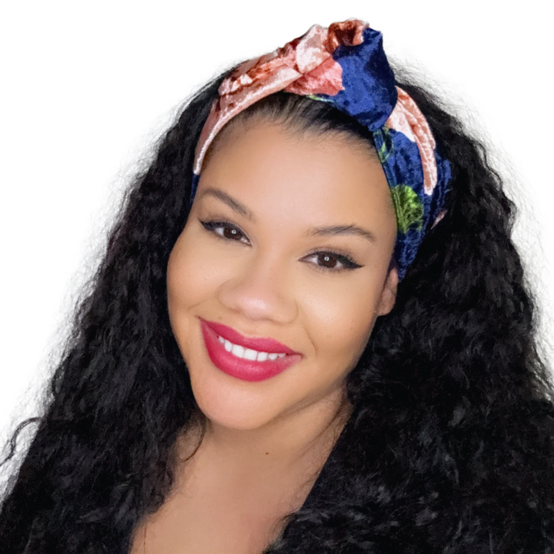 FLORA Luxurious Velvet Knotted Headband