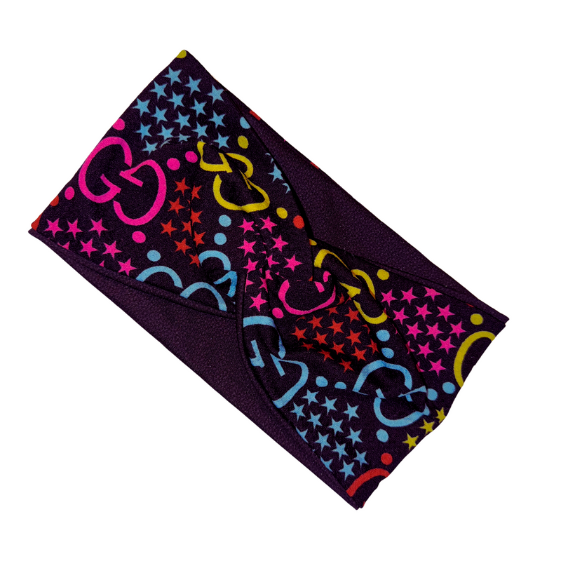 ARIA 5" Wide Satin-lined Lycra Headband