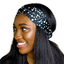 POLKA Wide Satin Elasticated Back Headband