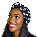 POLKA Satin-Lined Pre-tied Headwrap