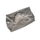 SILVER Luxurious Velvet Knotted Headband