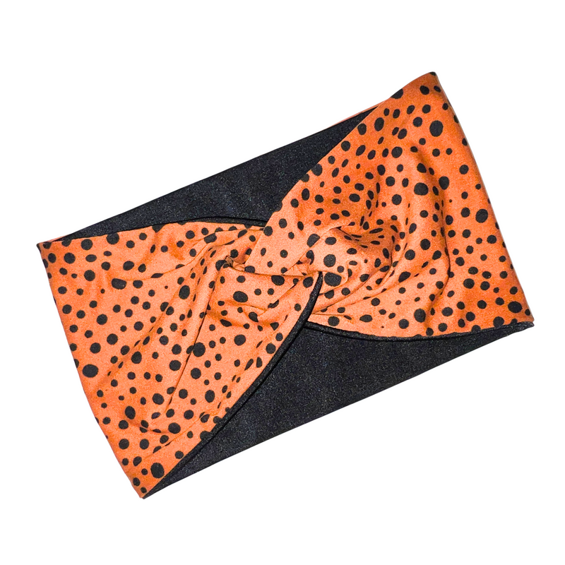AMBER 5" Wide Satin-lined Lycra Headband