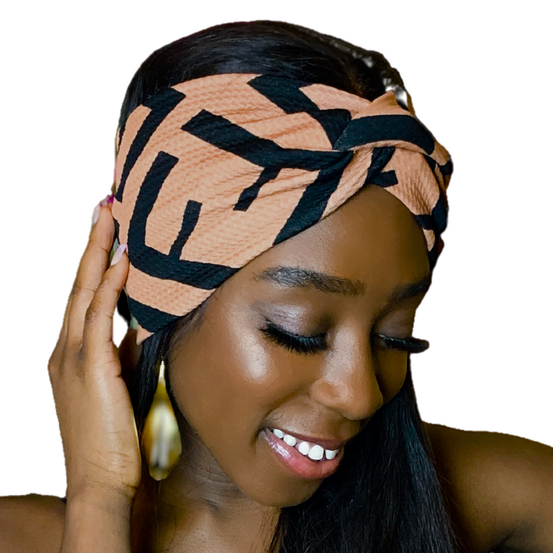 TORI 5" Wide Satin-lined Lycra Headband