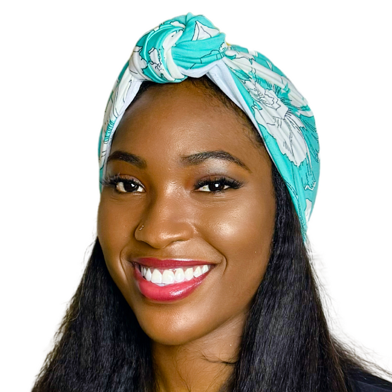 TIFFANY Satin-Lined Pre-tied Headwrap