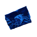 ROYAL BLUE Luxurious Velvet Knotted Headband