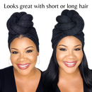 LIGHT PINK Statement Satin-Lined Pre-Tied Wrap