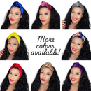 PURPLE Luxurious Velvet Knotted Headband