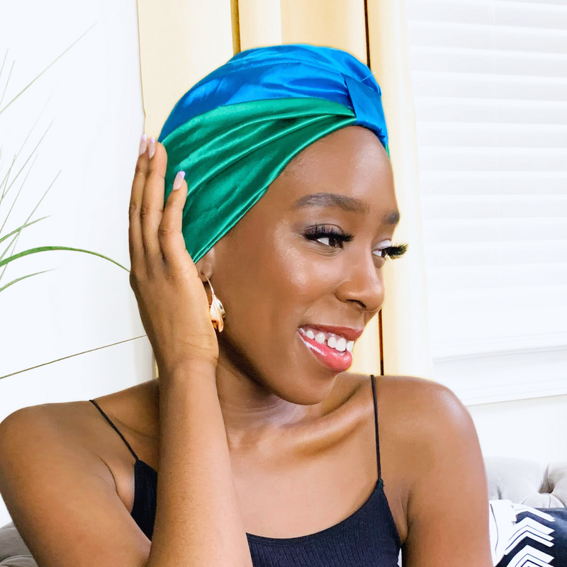 Satin Sleep Turban SANTORINI