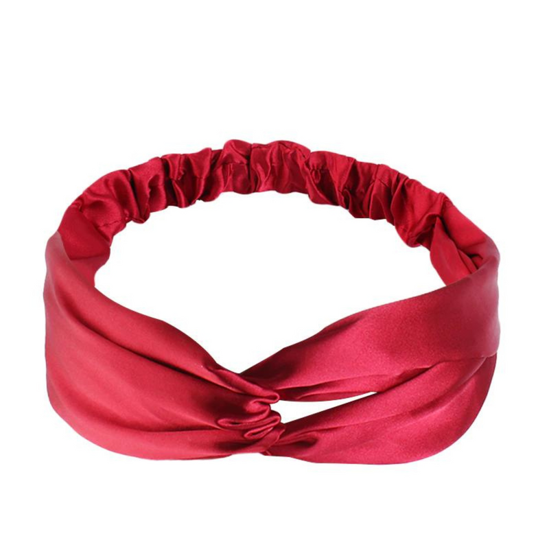 SCARLET Satin Elastic Back Headband