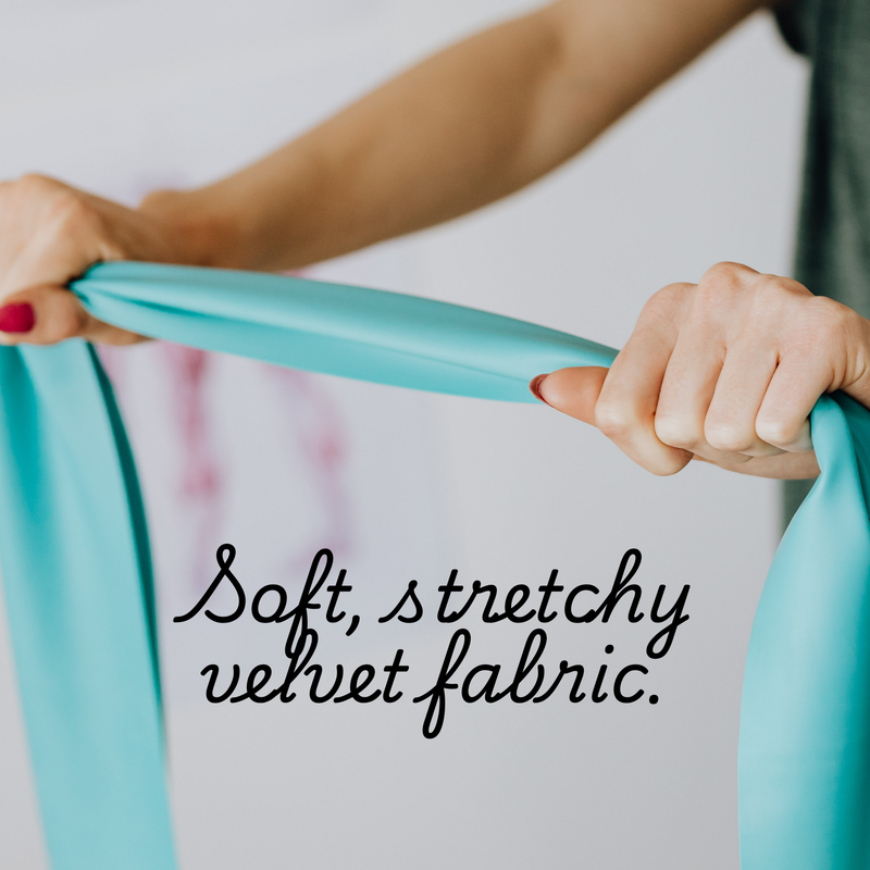 PURPLE Luxurious Velvet Knotted Headband