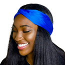 ROYAL Wide Satin Elasticated Back Headband