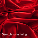 LIGHT PINK Statement Satin-Lined Pre-Tied Wrap