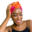 Satin Sleep Turban SUNSET