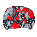 SCARLET Rose Satin-Lined Pre-tied Headwrap