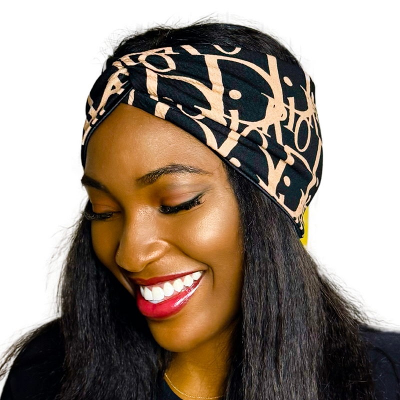 DEE 5" Wide Satin-lined Lycra Headband