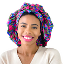 BOW Satin Sleep Bonnet PINKIE