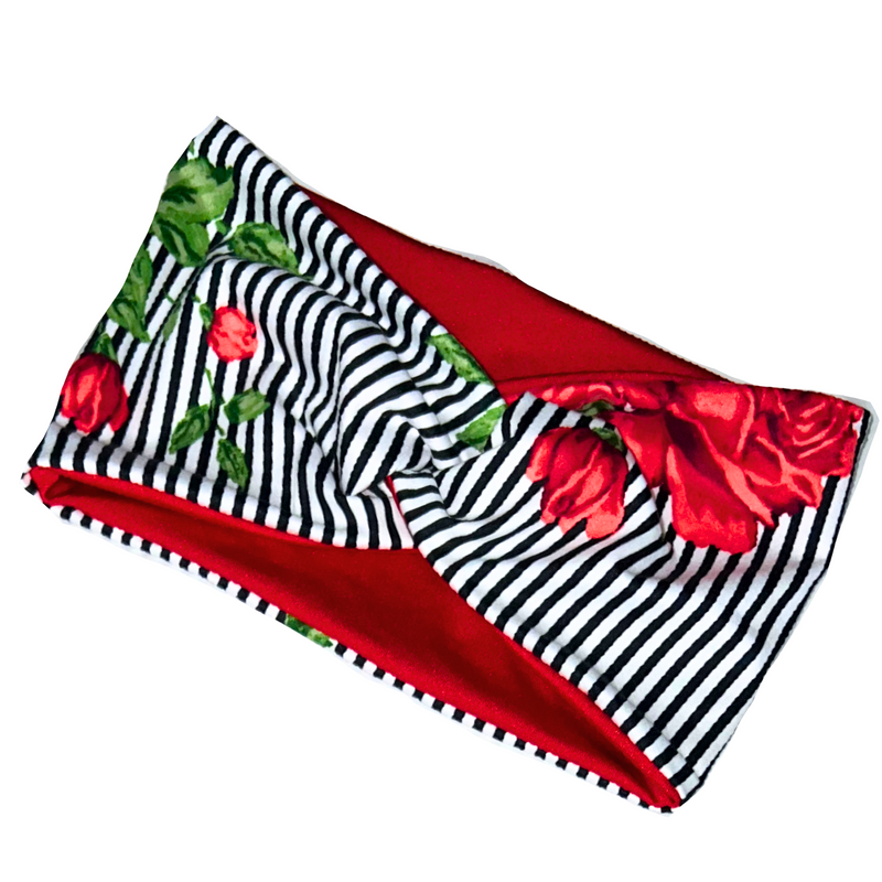 PARIS 5" Wide Satin-lined Lycra Headband