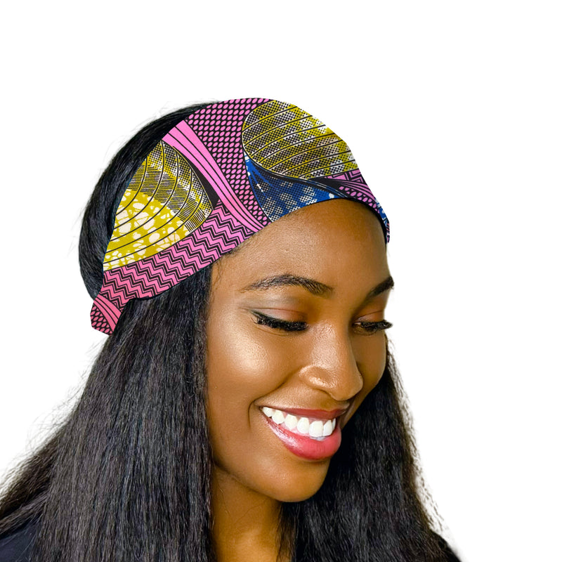 AMAYA 4" Wide Satin-lined Elasticated Back Headband