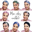 DUSTY PINK Braid Turban Satin-Lined Pre-tied Headwrap