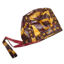 COWRIE KISSES Hand-Dyed Satin-Lined Scrub Bonnet