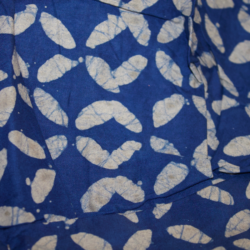 BLUE TRIBE Hand-Dyed Satin-lined Scrub Bonnet