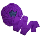 PRETTY PURPLE Satin-Lined Bonnet Head Wrap