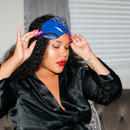 YELLOW OLIVE Bonnet and Eye Mask Set