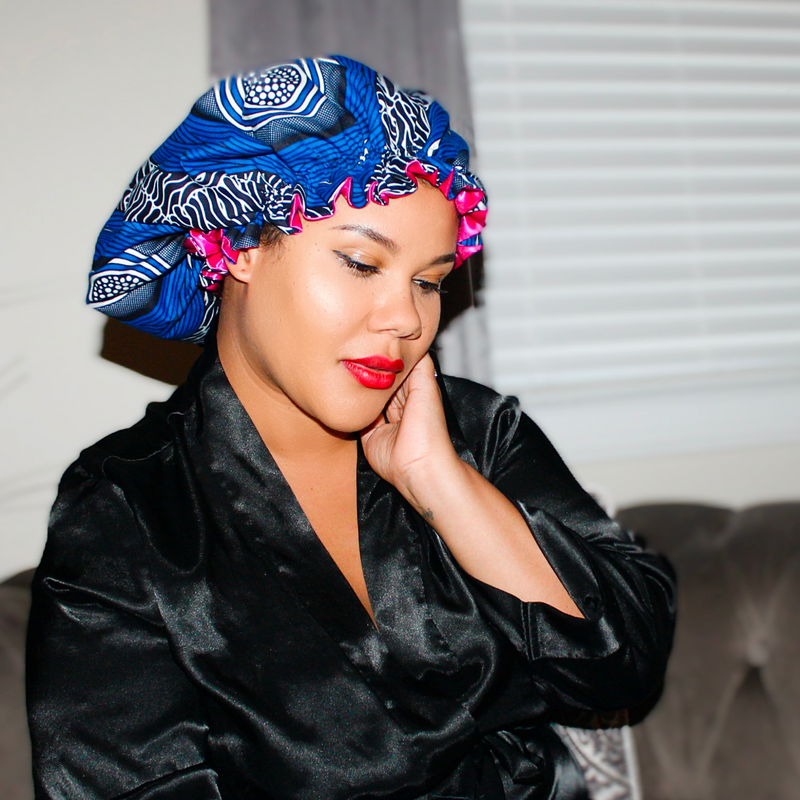 LEOPARD Bonnet and Eye Mask Set