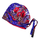 BLUE & RED - Satin Scrub Bonnet