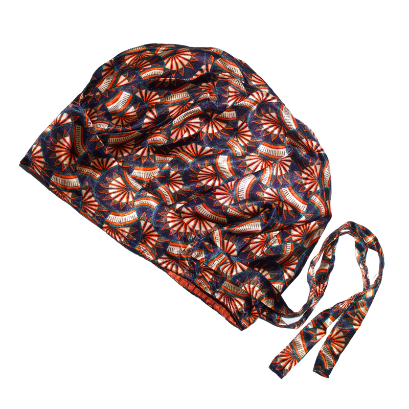 FANFAIR Satin-Lined Satin Scrub Bonnet