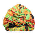 BLACK STAR Rose Satin-Lined Pre-tied Headwrap