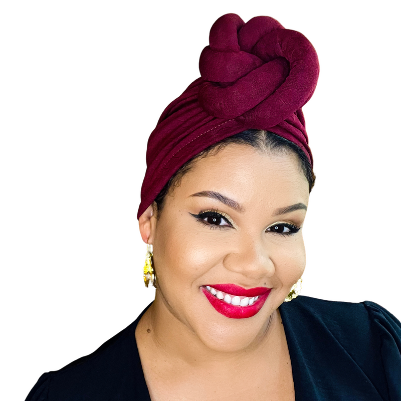 WINE Statement Satin-Lined Pre-Tied Wrap