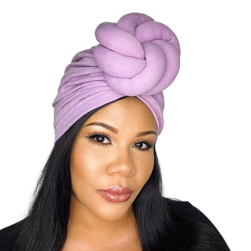 LAVENDER Statement Pre-Tied Wrap