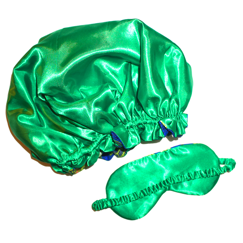 ROSE Bonnet and Eye Mask set