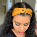 MARIGOLD Satin Elastic Back Headband