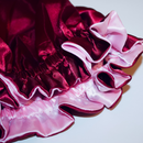 RED PINK Reversible Satin Sleep Bonnet