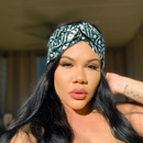 TRIBAL GREEN Hand-Dyed Elastic Back Headband