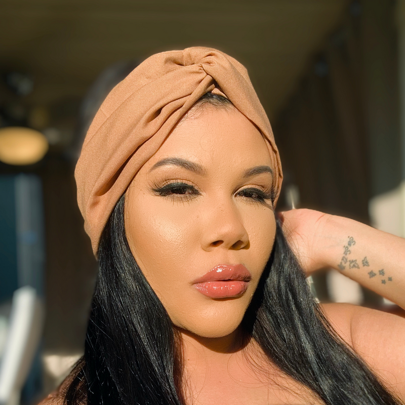 TOFFEE Nude Elastic Back Headband