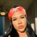 RED WATERS Silk Hand-Dyed Elastic Back Headband