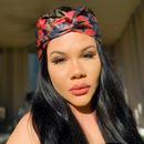 RUBY STORM Silk Hand-Dyed Elastic Back Headband